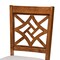 Baxton Studio Nicolette Modern and Contemporary Grey Fabric and Walnut Brown Finished Wood 2-PC Dining Chair Set 176-11387-Zoro - alternate 6